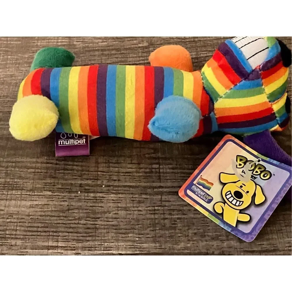 Multipet Rainbow Pride Pet Play Toy PET FUN, MULTIPLIER